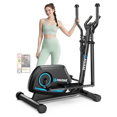 Home Use Low-Impact Magnetic Elliptical Trainer with Full-Body Workout